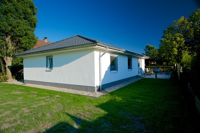 Ferienbungalow Gammendorf - Gartenseite (Rückseite)